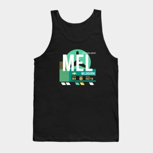 Melbourne (MEL) Airport // Retro Sunset Baggage Tag Tank Top